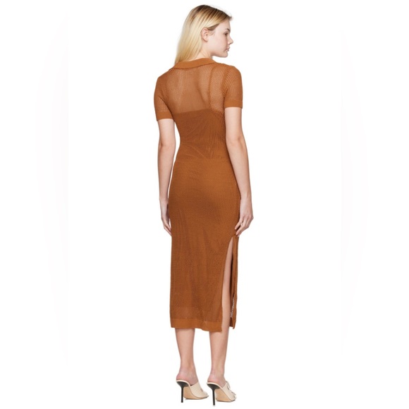 STAUD Oceane Crochet Maxi Dress. Size L - Picture 2 of 11